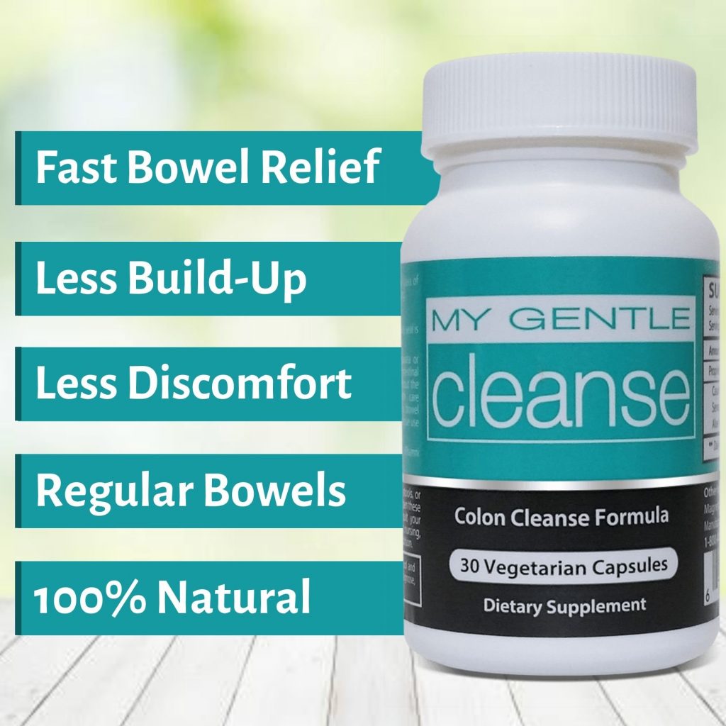 My Gentle Cleanse 100 Natural Colon Cleanse Pills Herbal Nitro®