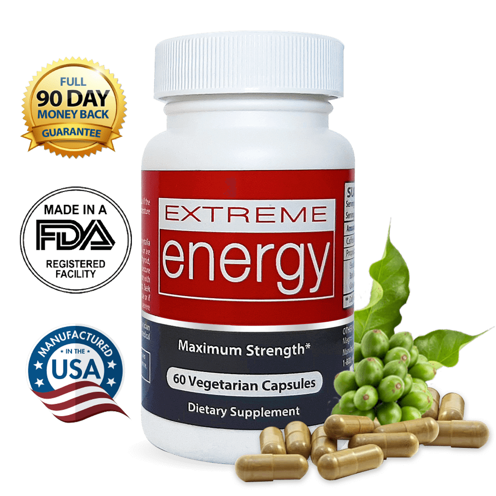 Extreme Energy AllNatural Energy Pills Herbal Nitro®