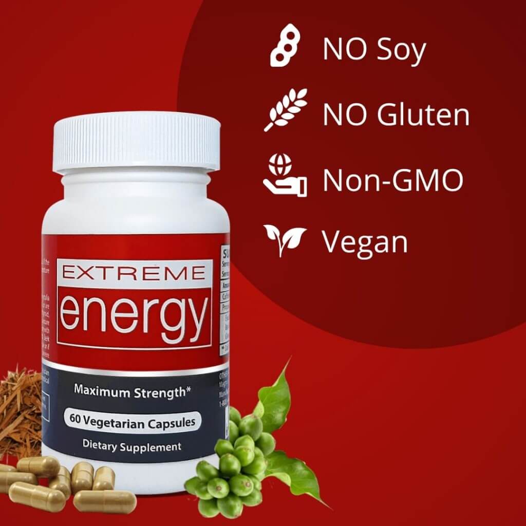 Extreme Energy Energy Pills that Work Herbal Nitro®