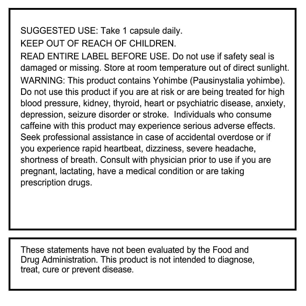 Extreme Energy AllNatural Energy Pills Herbal Nitro®